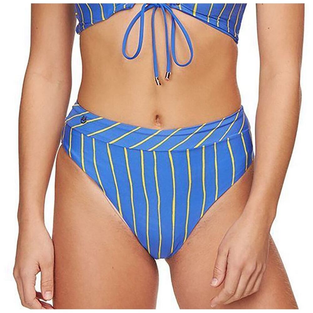 Maaji Lorelei Suzy Q High Rise High Leg Bikini Bottom Nwot